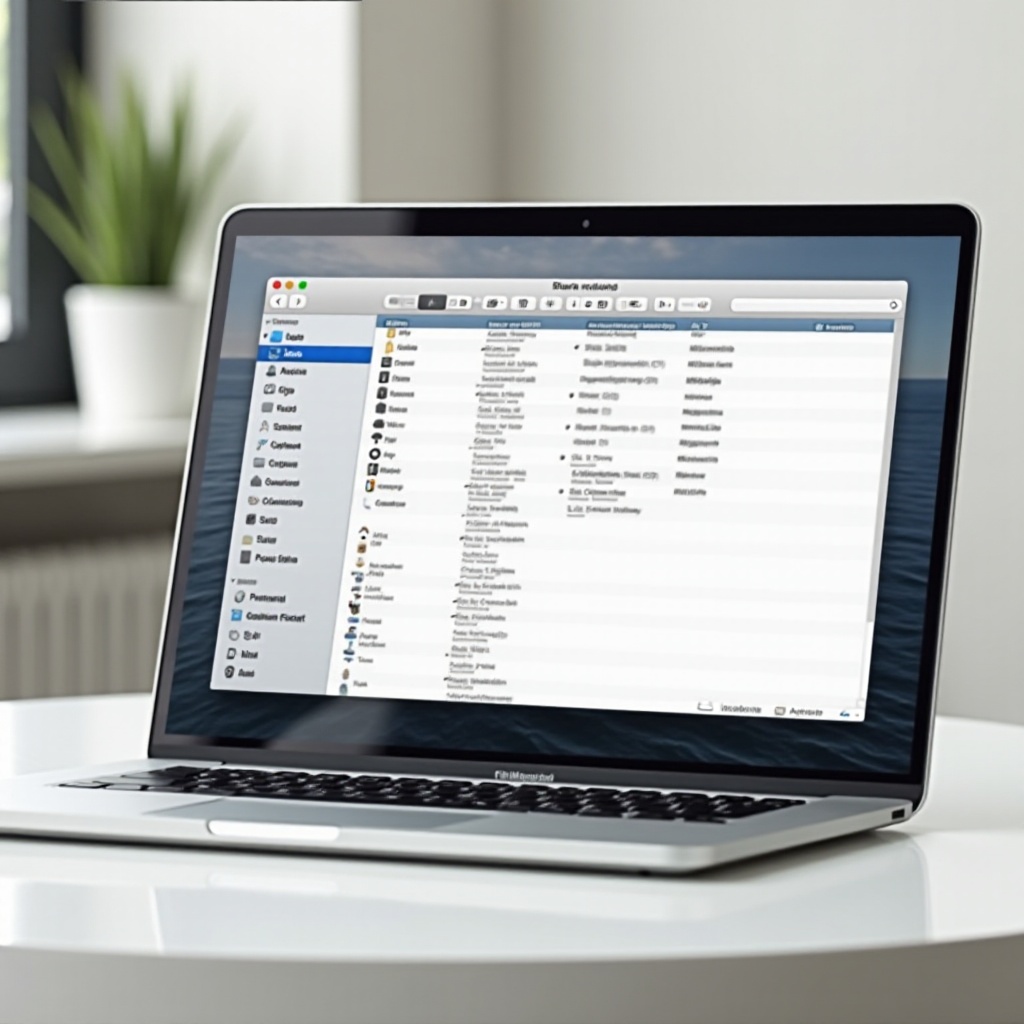 MacBook Finder como ajustar colunas