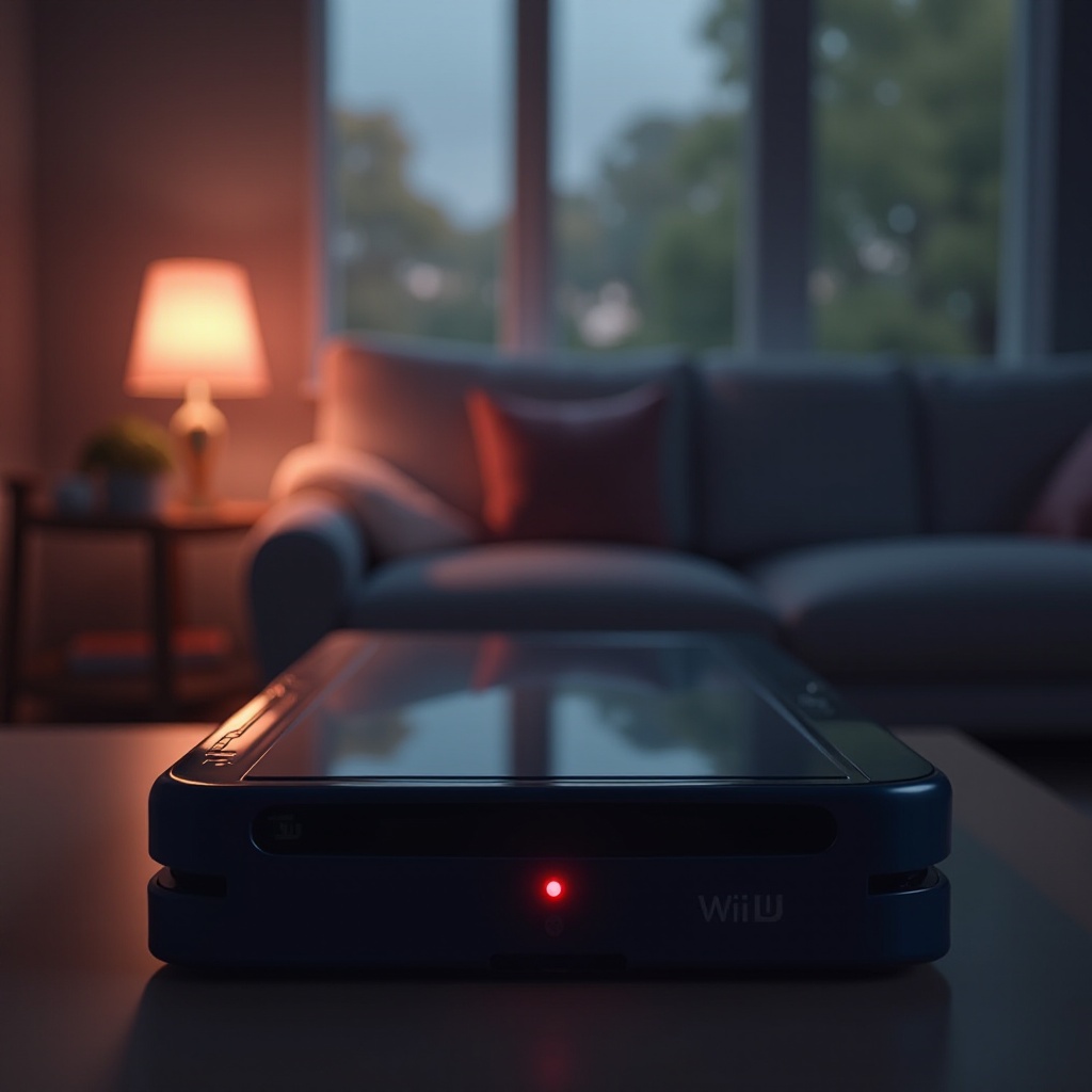 ไฟกระพริบสีแดง Wii U