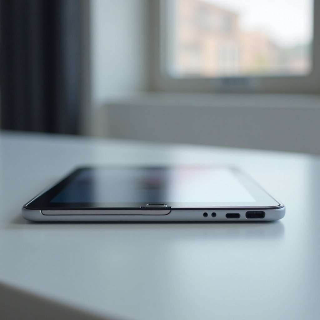 Tablets com slot para bloqueio