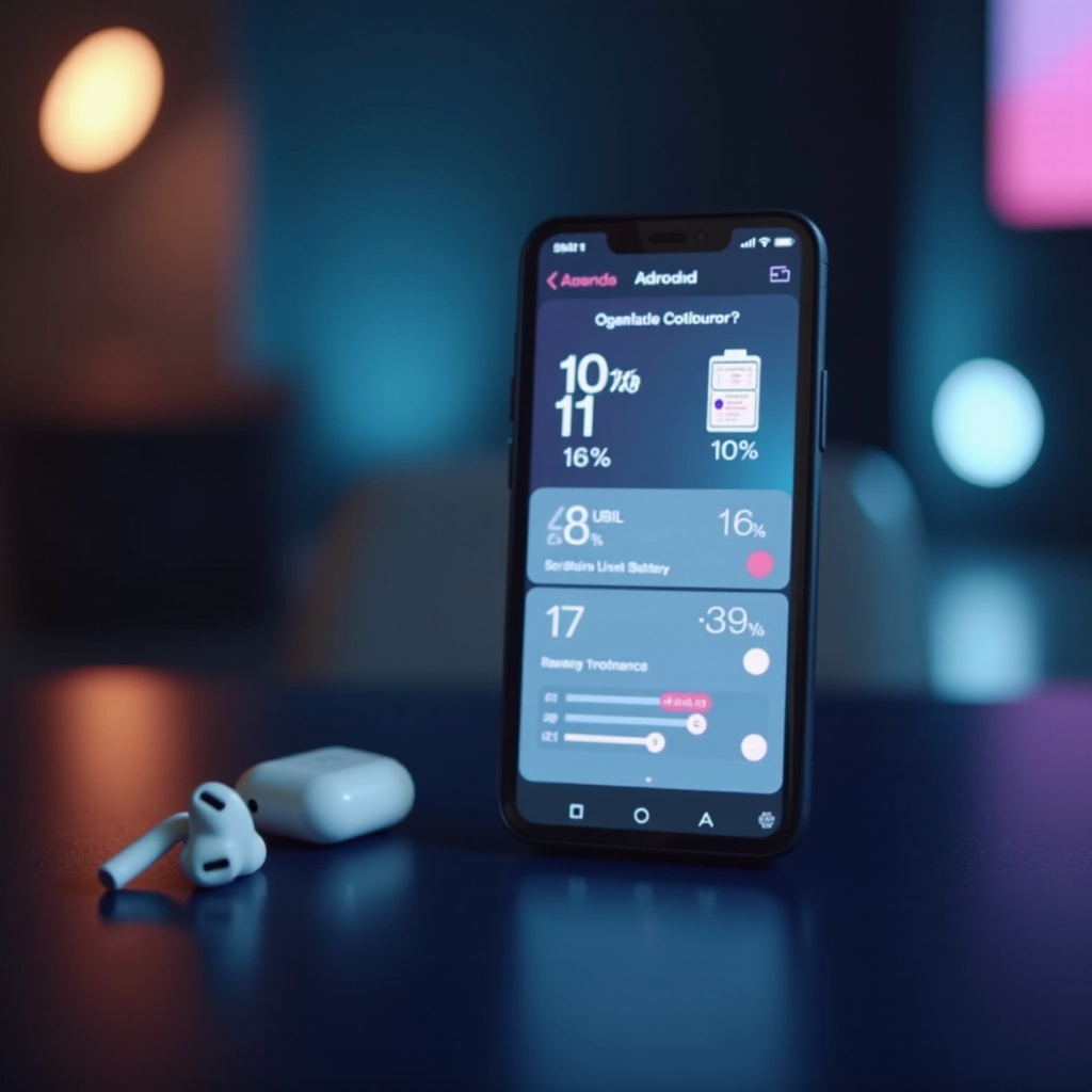come controllare la batteria degli Airpod su Android