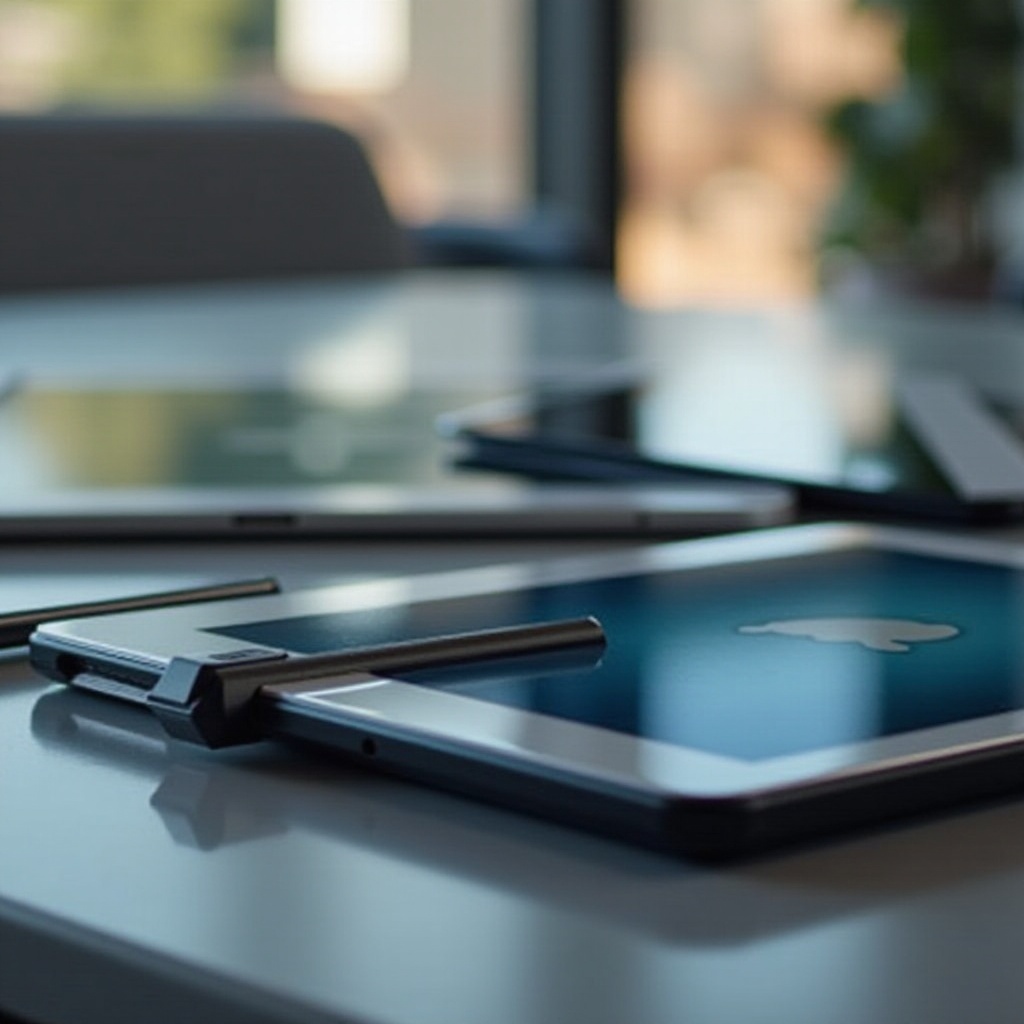 Tablet con slot per il blocco