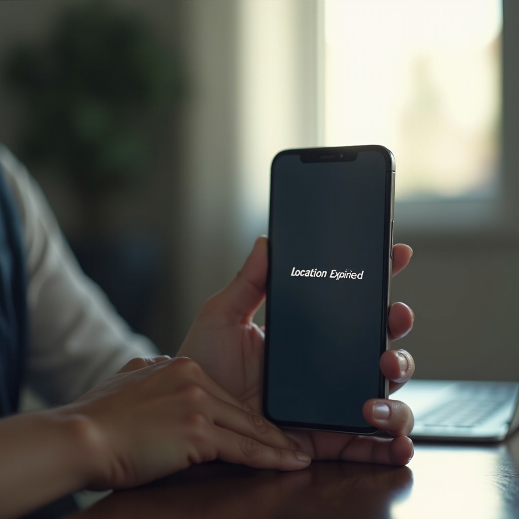 Was bedeutet Standort abgelaufen auf dem iPhone?
