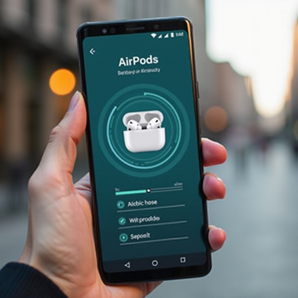 come controllare la batteria degli Airpod su Android