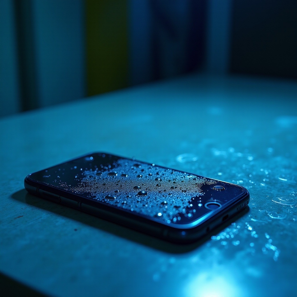 como consertar um telefone danificado pela água