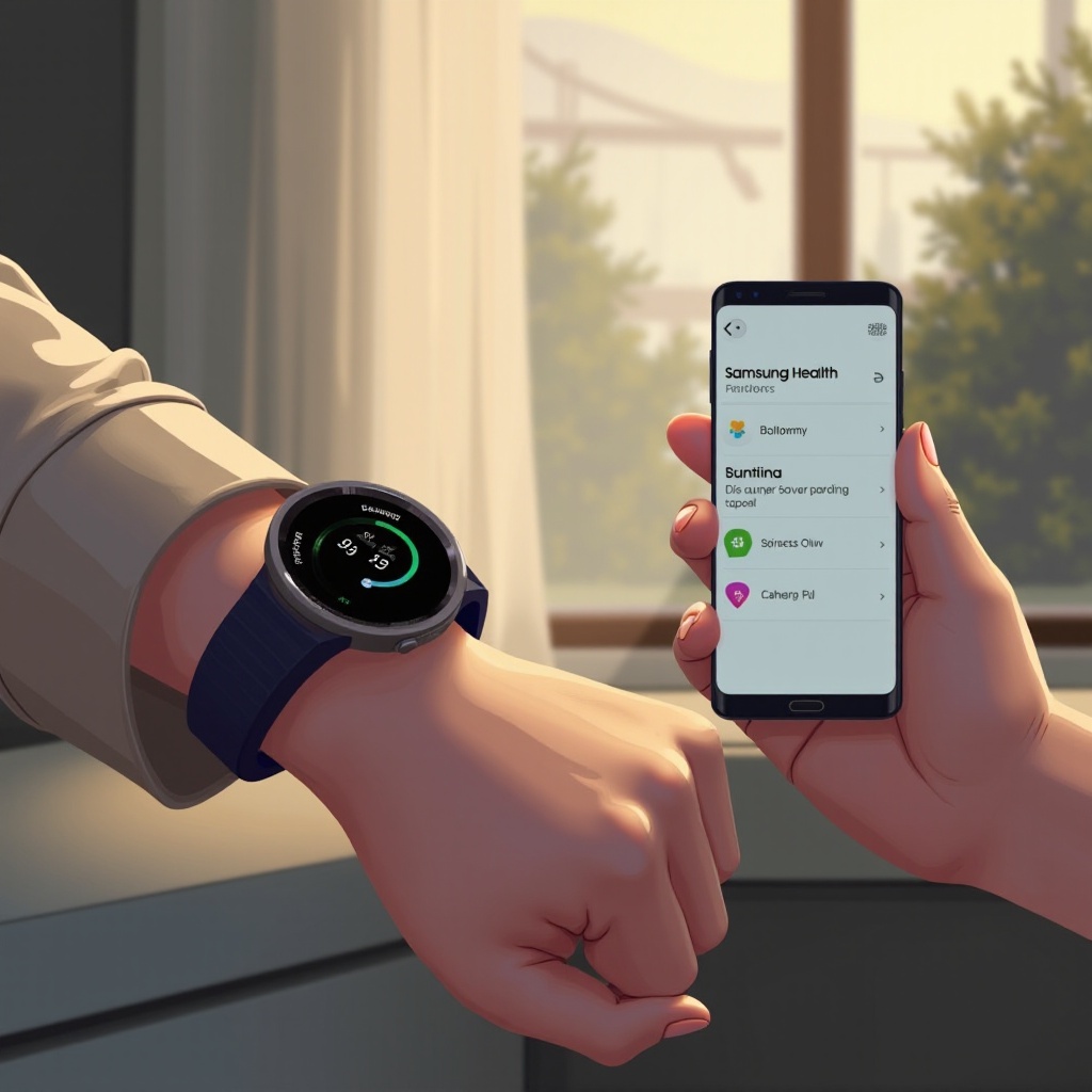 wie man eine Smartwatch mit Samsung Health verbindet