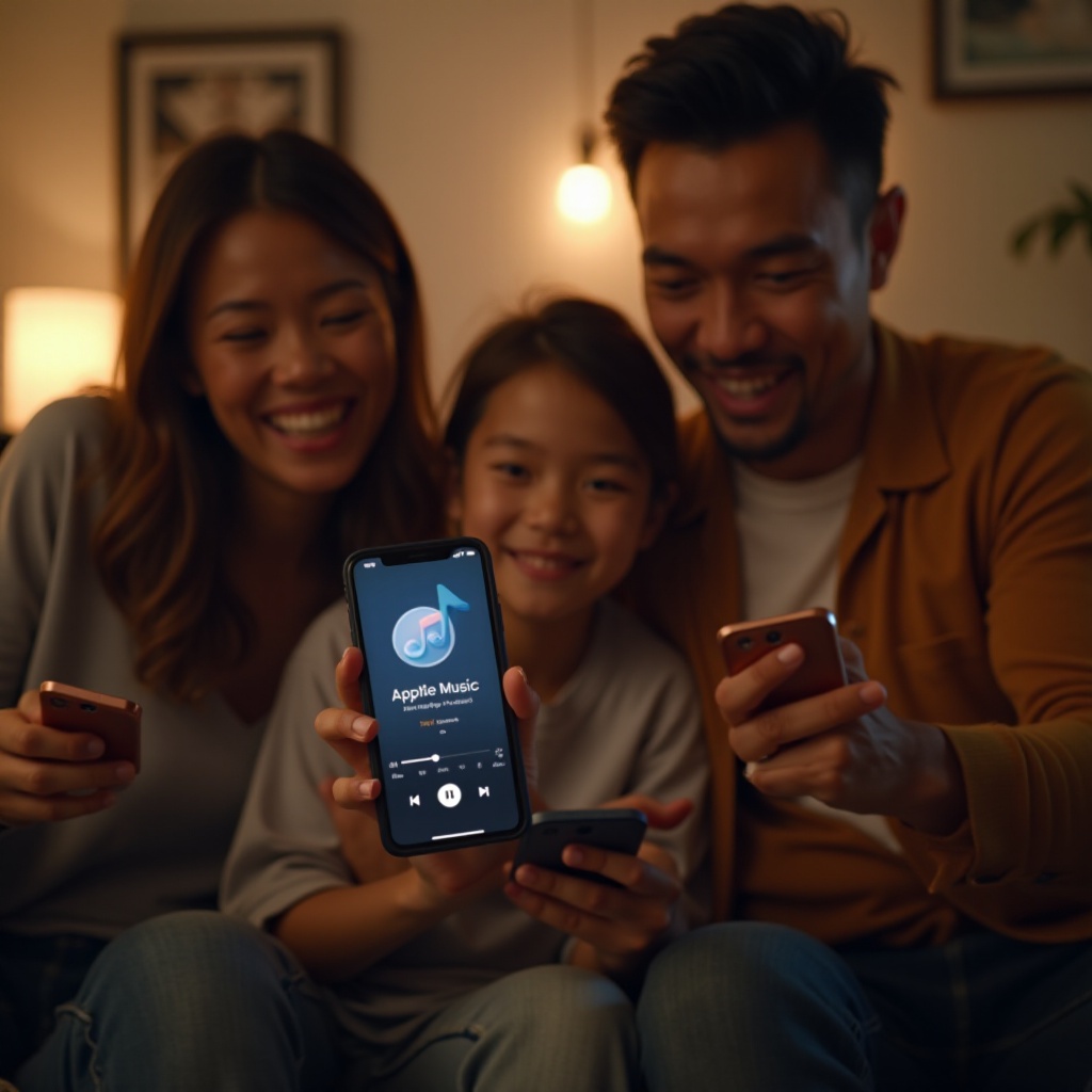 كيفية مشاركة Apple Music مع العائلة على iPhone