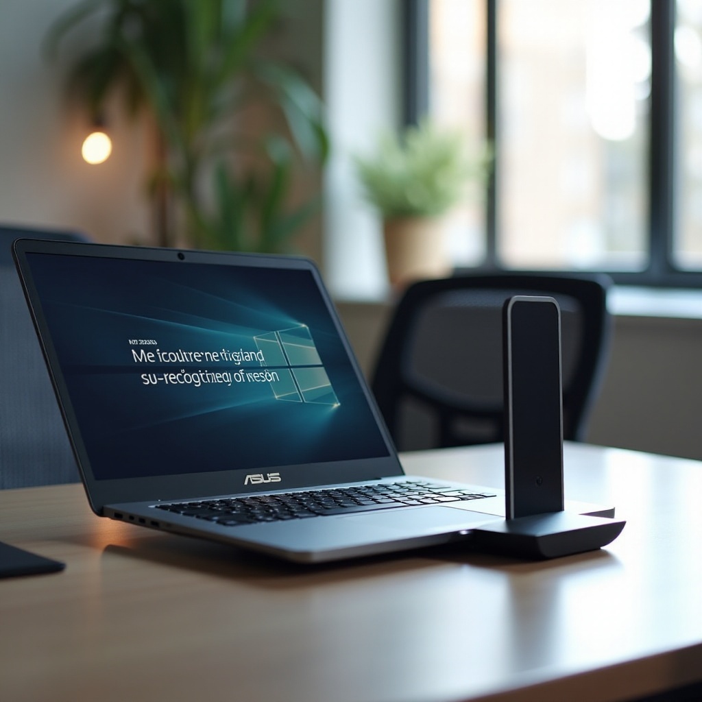 mein Asus Laptop kann meine Dockingstation nicht sehen