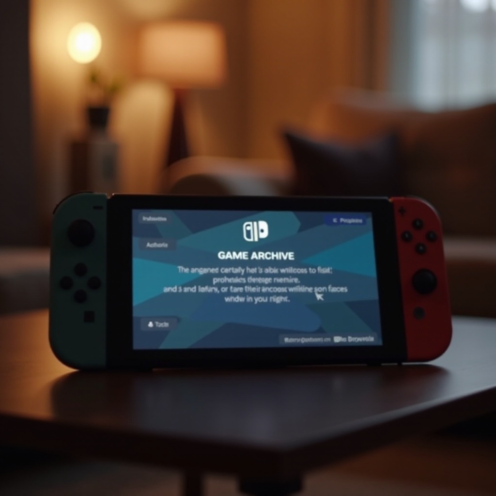 L'archiviazione dei giochi su Switch elimina i dati?