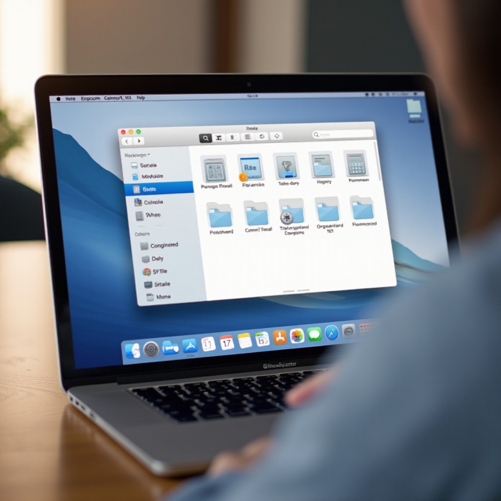MacBook Finder วิธีปรับคอลัมน์
