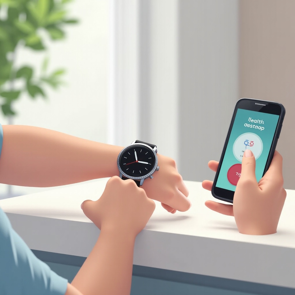como conectar o smartwatch ao Samsung Health