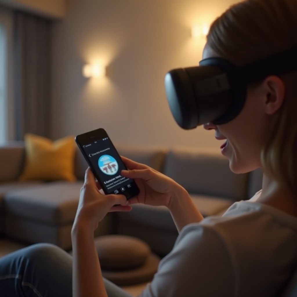 wie man das Oculus Quest 2 vom Telefon aus aktualisiert