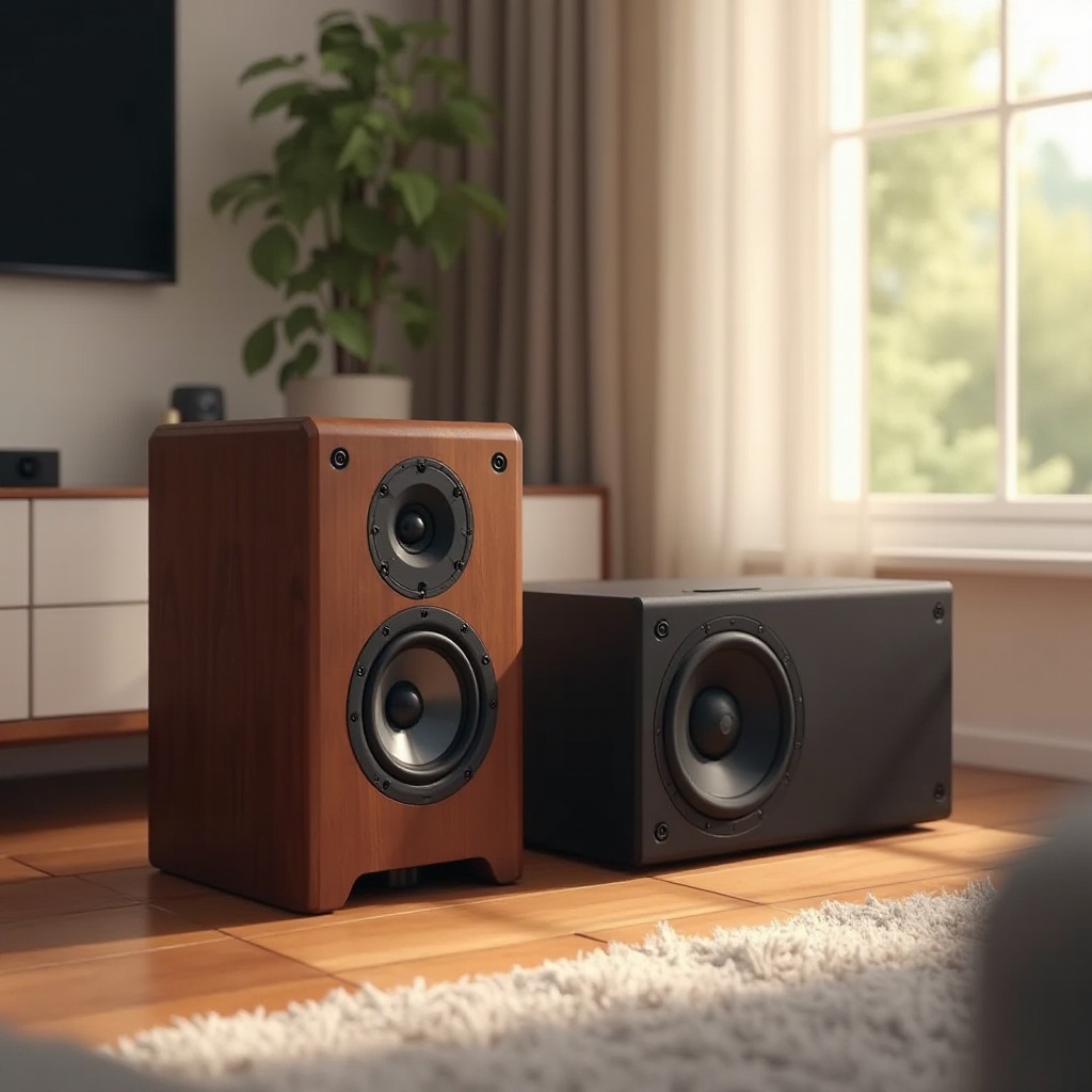 diferença entre alto-falante e subwoofer