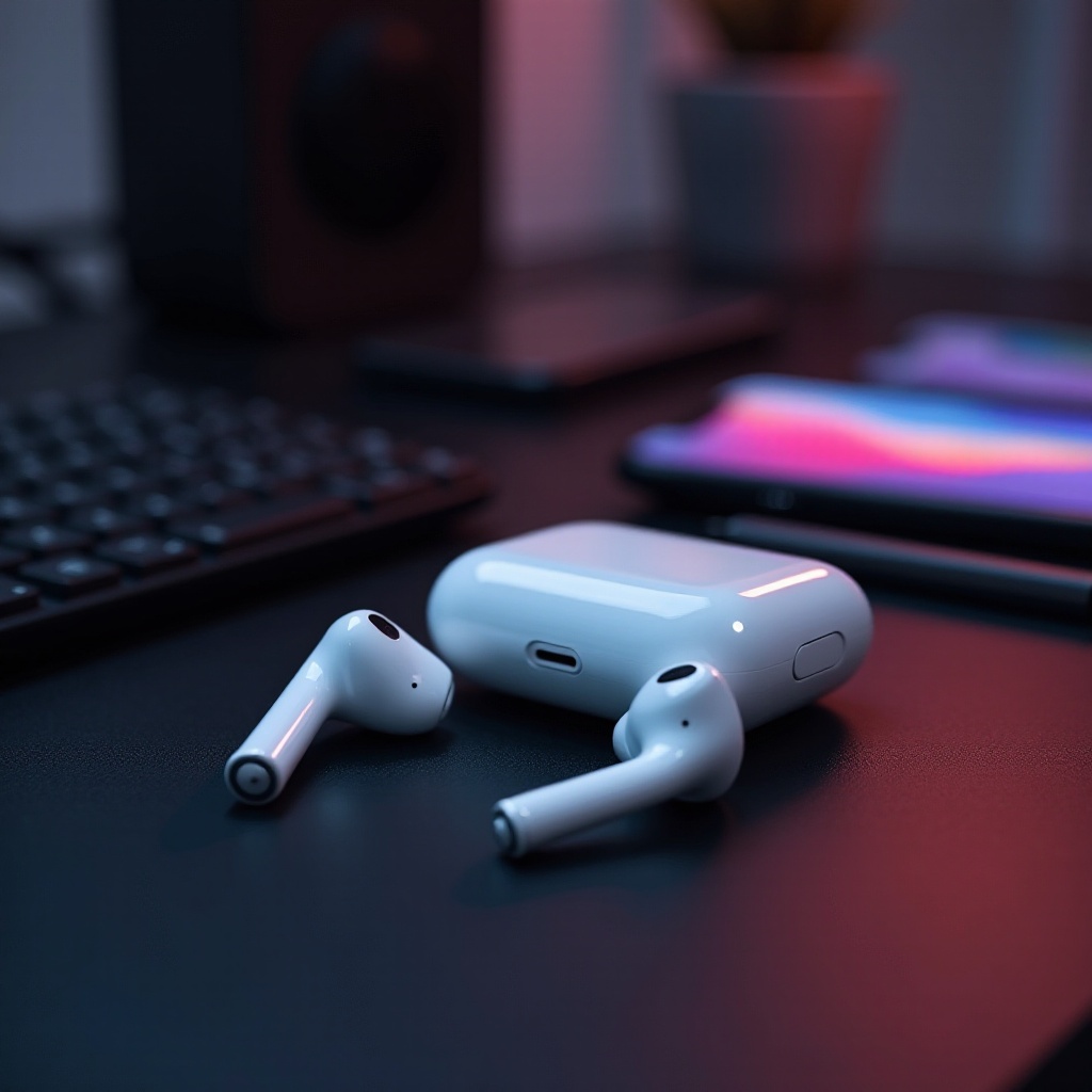 AirPods completamente scarichi