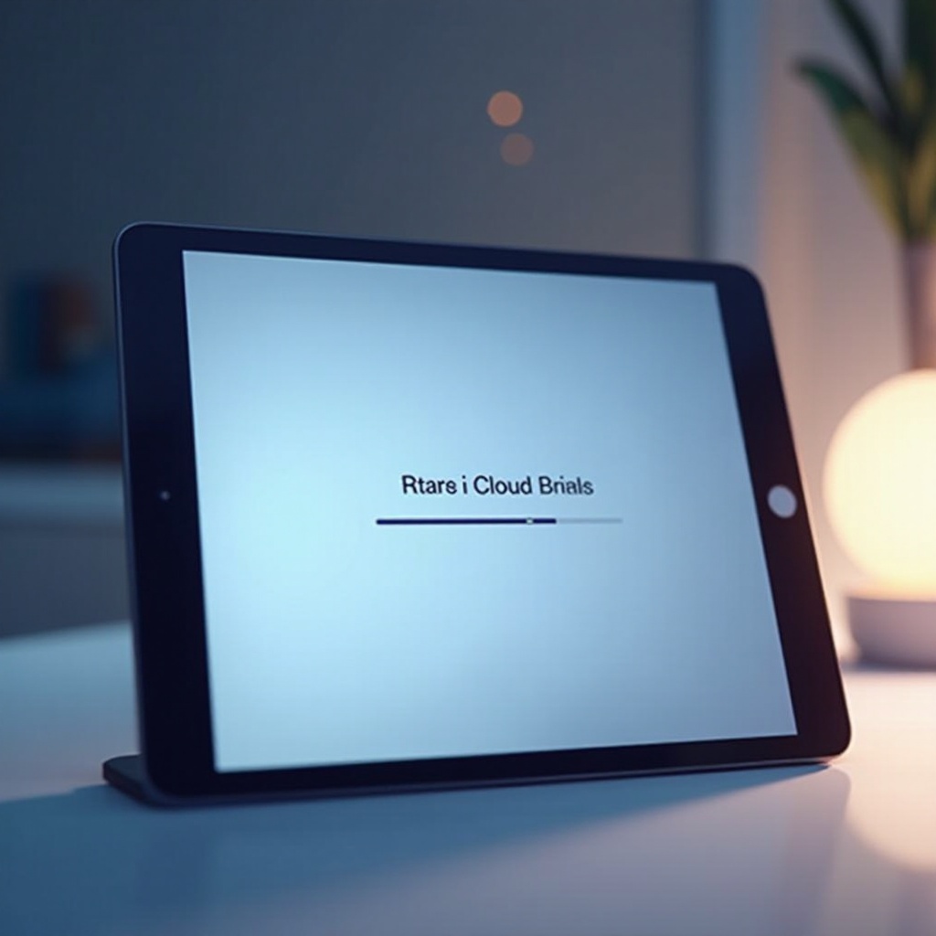 wie stelle ich ein iPad aus einem iCloud-Backup wieder her