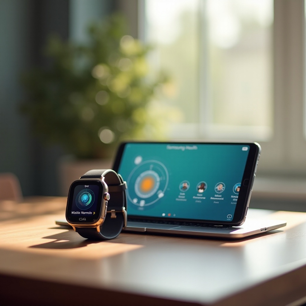 كيفية توصيل الساعة الذكية بتطبيق Samsung Health