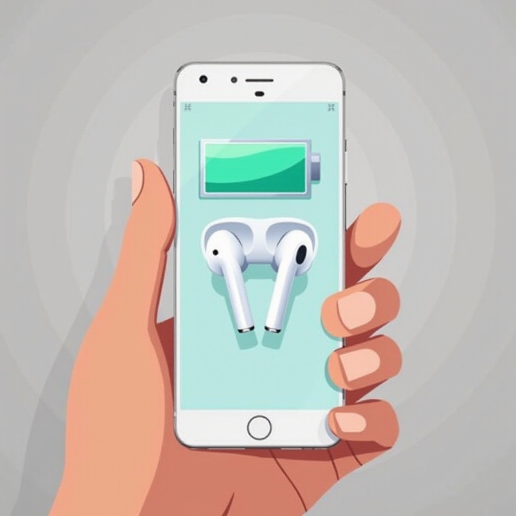 como verificar a bateria do airpod no Android