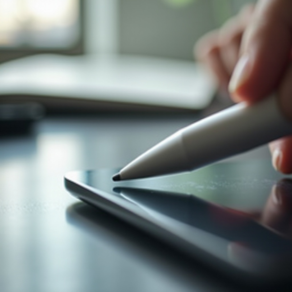 Apple Pencil não está funcionando no iPad