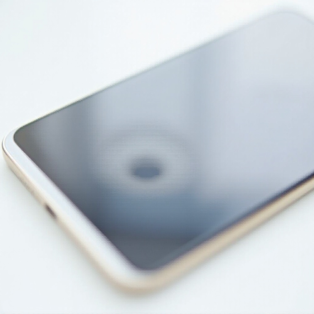 Macchie nere sullo schermo del telefono