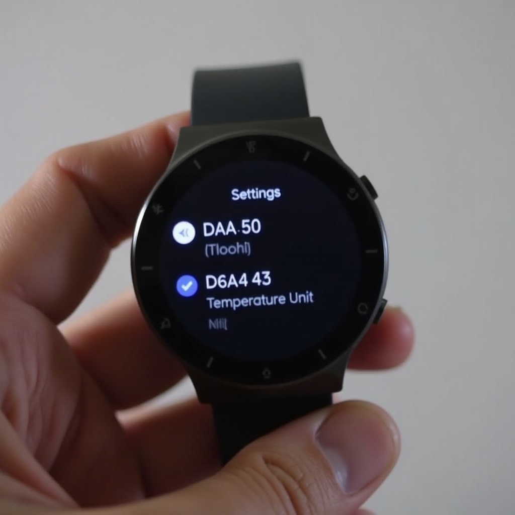 come cambiare celsius in fahrenheit su smartwatch samsung