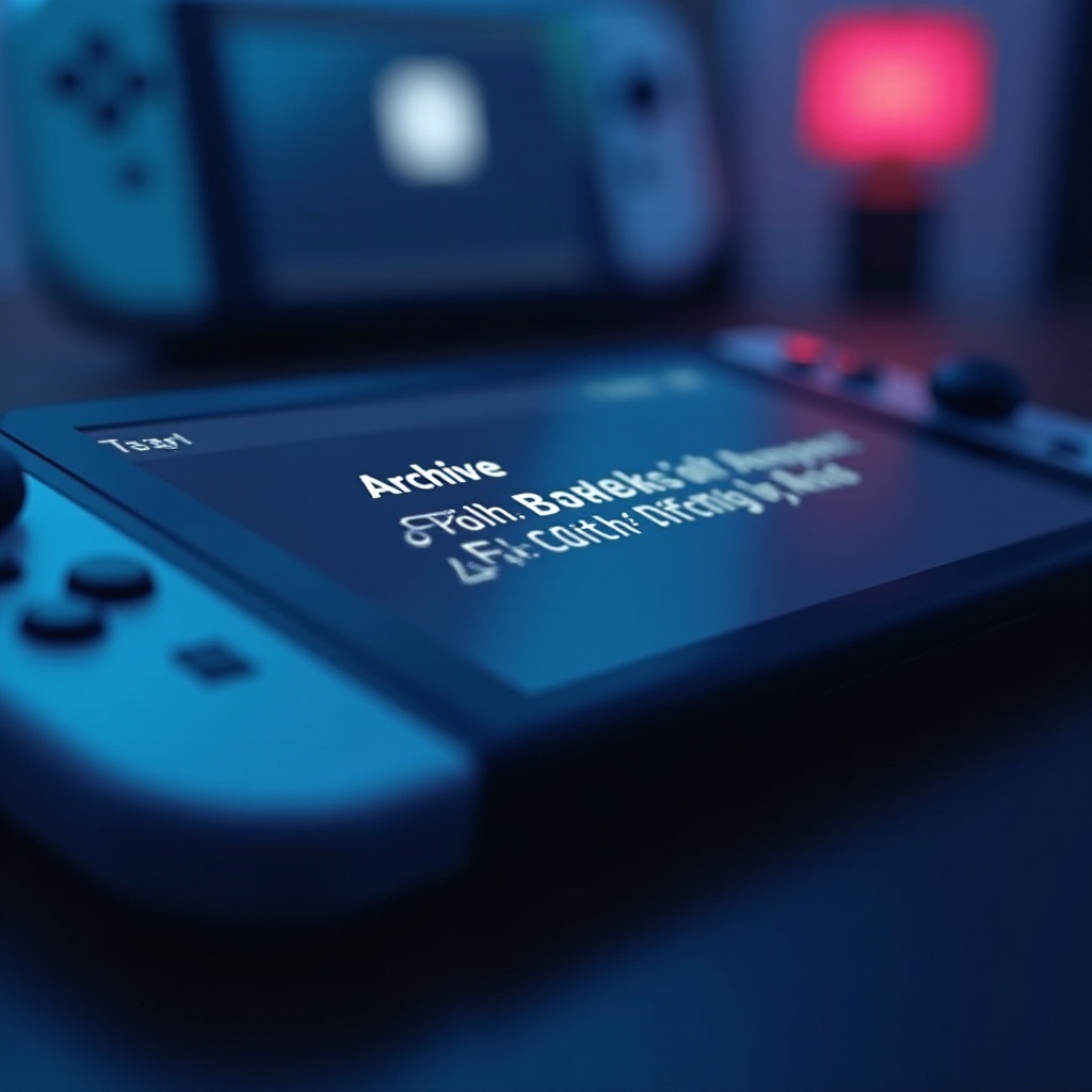هل يؤدي أرشفة الألعاب على السويتش إلى حذف البيانات؟