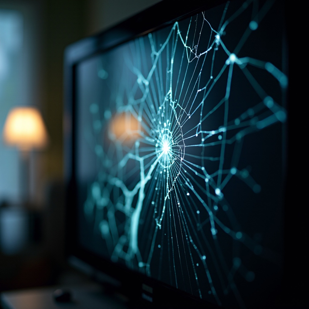 Kannst du einen Fernseher reparieren, dessen Bildschirm beschädigt wurde?