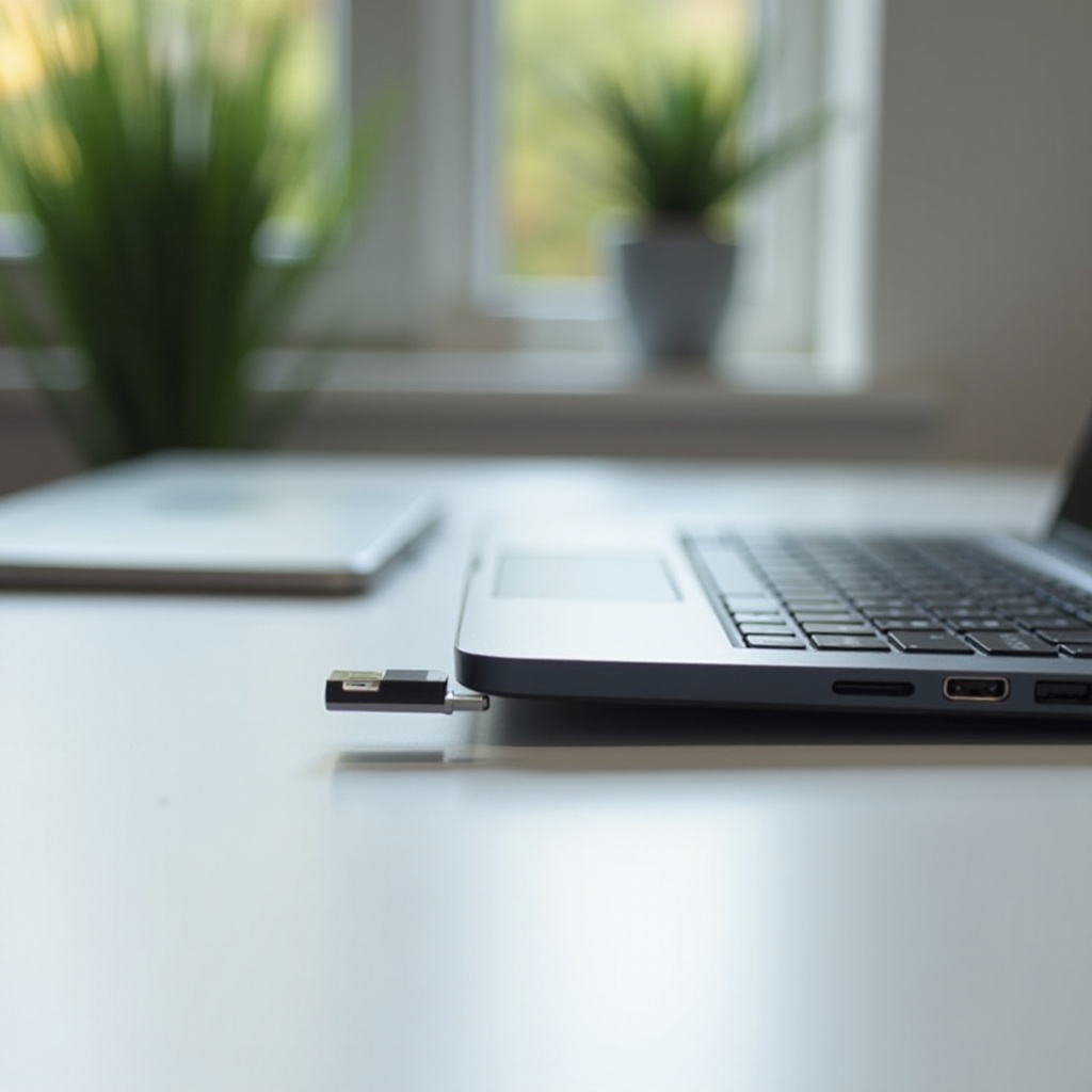 Wie entferne ich einen USB-Stick auf einem Chromebook?