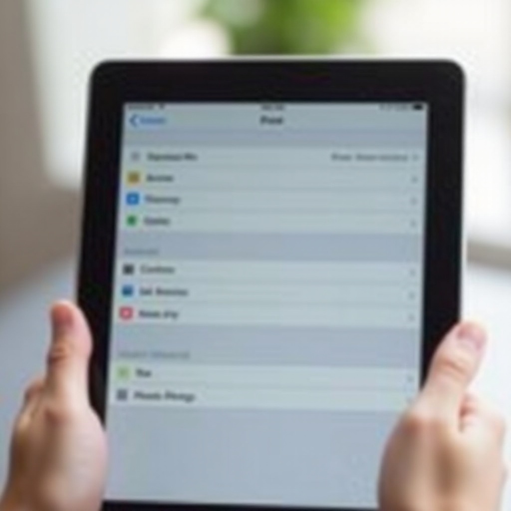come cambiare il blocco automatico su iPad